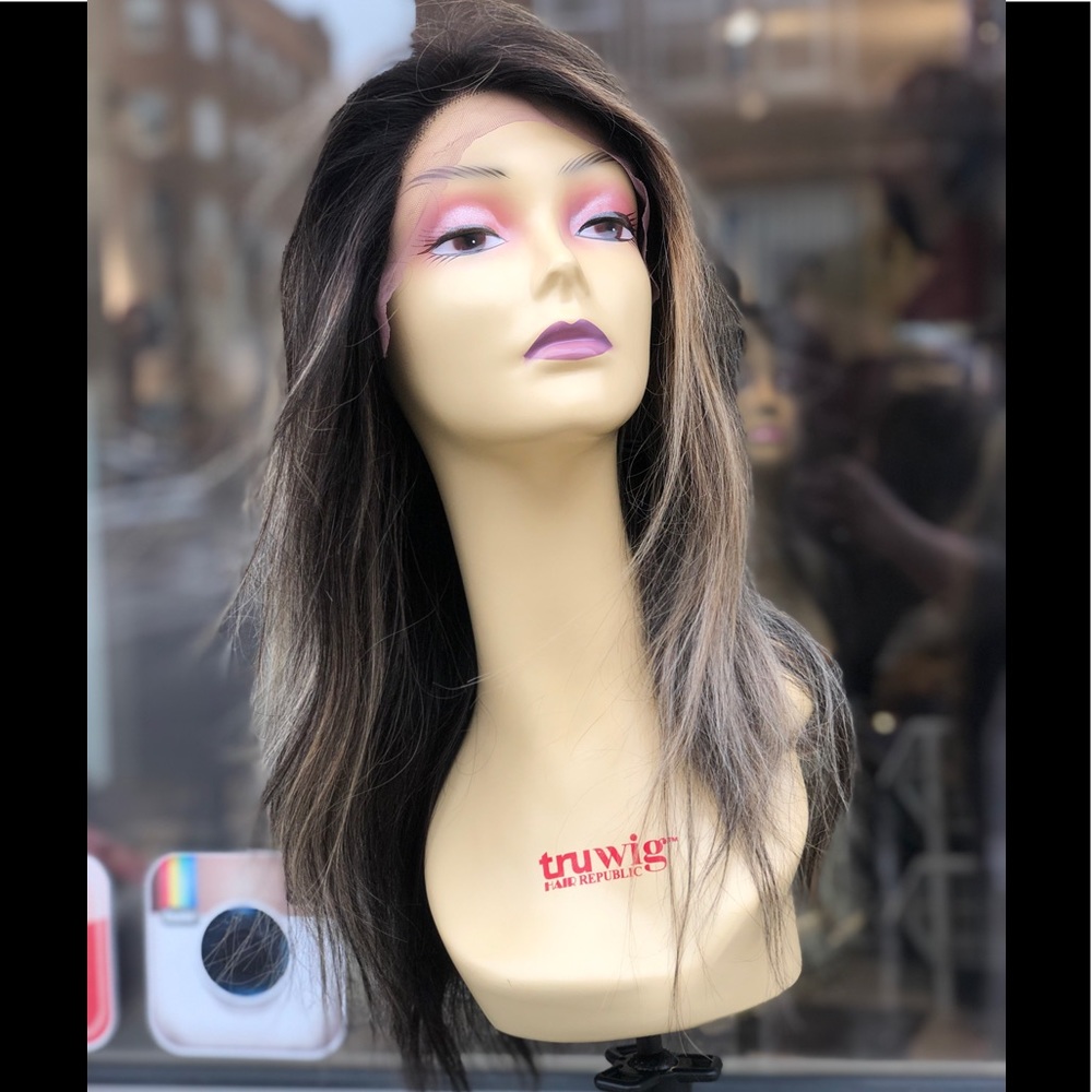 Ash blonde brown wig 100% human hair Real Wig 2020